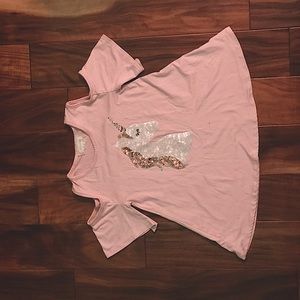 A cute pink unicorn top!